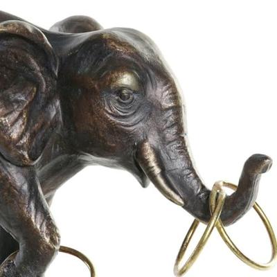 Decoratieve figuren DKD Home Decor Metaal Hars Olifant (31 x 13 x 41 cm)