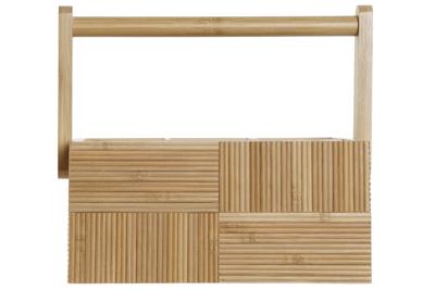 Bestekorganizer DKD Home Decor Natuurlijk Bamboe 27 x 16,5 x 11,5 cm