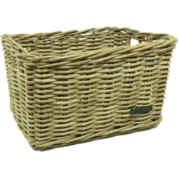 Rieten Fietsmand Grijs Maat XtraLarge - thumbnail