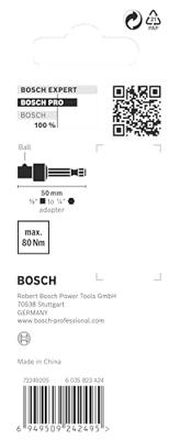 Bosch Accessories 2608522563 2608522563 Slagadapter Aandrijving 3/8 (10 mm) 1 stuk(s) Bosch Accessories 2608522563 2608522563 Slagadapter Aandrijving 3/8 (10 mm) 1 stuk(s)