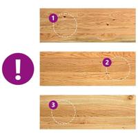 VidaXL Traptreden 4 st 70x25x2 cm massief eikenhout lichtbruin - thumbnail