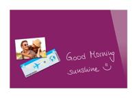 Sigel SI-B1204 Glasmagneetbord Be!Board Cyclaam 600x400x9mm Incl. 2 Magneten - thumbnail