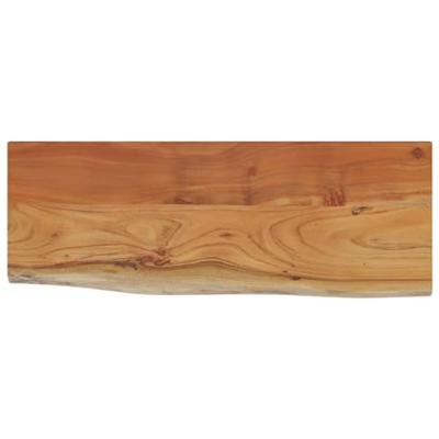 Wandschap rechthoekig natuurlijke rand 80x30x2,5 cm acaciahout Wandschap rechthoekig natuurlijke rand 80x30x2,5 cm acaciahout