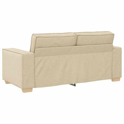 2-zitsbank Crme 140 cm Stof