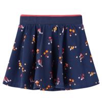 Kinderrokje met paddenstoelenprint 92 marineblauw - thumbnail
