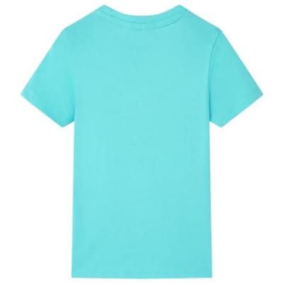 Kindershirt met korte mouwen 104 zeeblauw