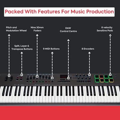 Nektar Impact LX88+ USB/MIDI keyboard