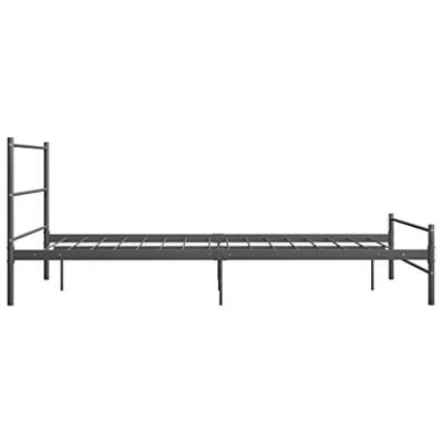 Bedframe metaal grijs 120x200 cm