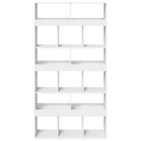 Kamerscherm 100x33x187,5 cm bewerkt hout wit - thumbnail
