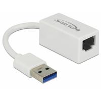 Delock USB 2.0 Adapter [1x USB-A-stekker - 1x RJ45-bus] 65905 12.7 cm - thumbnail