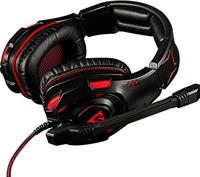 Modecom VOLCANO GHOST Headset Bedraad Hoofdband Gamen Zwart, Rood - thumbnail