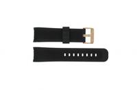 Guess horlogeband 35502G1 Rubber Zwart 24mm - thumbnail