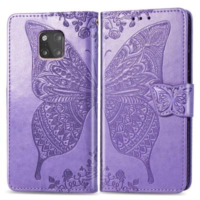Butterfly Love bloemen reliëf horizontale Flip lederen case voor Huawei mate 20 Pro met houder & kaartsleuven & portemonnee (licht paars) Butterfly Love bloemen reliëf horizontale Flip lederen case voor Huawei mate 20 Pro met houder & kaartsleuven & portemonnee (licht paars)