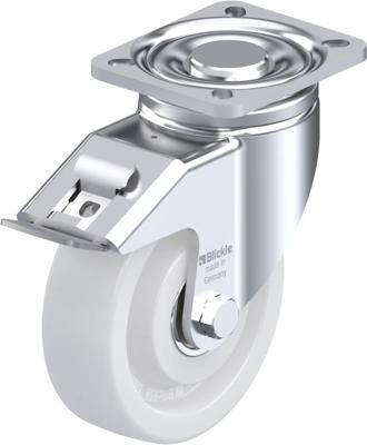 Blickle LH-SPO 125K-1-FI Zwenkwiel met rem Wieldiameter: 125 mm Draagvermogen (max.): 700 kg 1 stuk(s)