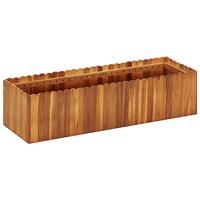 VidaXL Plantenbak verhoogd 100x30x25 cm massief acaciahout - thumbnail