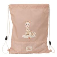 Rugtas met Koordjes Sophie la Girafe Beige 26 x 34 x 1 cm - thumbnail
