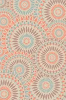 Blommie's lifestyle Buitenkleed 180x120cm B pastel zalm - thumbnail