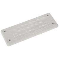 Trelleborg MH-24 F 30-2 LIGHT GREY UL94 V-0 IP65 TPE Screw Doorvoerplaat TPE Grijs 1 stuk(s) - thumbnail