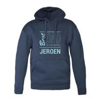 Hoodie voor heren bedrukken - Navy - S - thumbnail