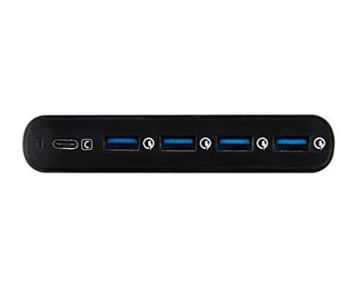 LVSUN LS-Q5U-PD USB-laadstation 80 W 4x USB-A, 1x USB-C USB PD, QC 3.0 Zwart Binnen USB Power Delivery (USB-PD)