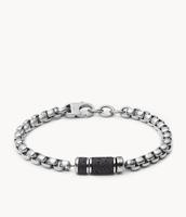 Fossil JF03687040 Armband Caravan staal zilverkleurig - thumbnail