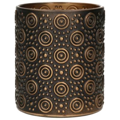 Countryfield theelichthouder hailey m zwart 10 cm | 24 stuks