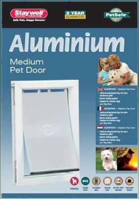 PetSafe aluminium deur wit/transparant Gebr. de Boon - Gebr de boon PetSafe aluminium deur wit/transparant Gebr. de Boon - Gebr de boon