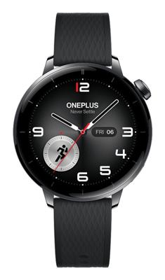 OnePlus Watch 3, 43 mm, Bluetooth, zwart (Black Steel)