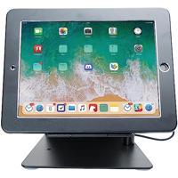 CTA Digital: Desktop Anti-diefstal iPad Stand voor iPad Air iPad Pro 9 7 iPad Gen 6 (2018) iPad Gen 5 (2017) iPad (Gen 2-4) compatibel met hoofdtelefoonaansluiting creditcardlezers & meer, zwart - thumbnail
