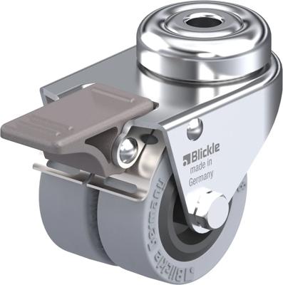 Blickle LMDA-VPA 50G-FI Dubbel zwenkwiel Wieldiameter: 50 mm Draagvermogen (max.): 80 kg 1 stuk(s) Blickle LMDA-VPA 50G-FI Dubbel zwenkwiel Wieldiameter: 50 mm Draagvermogen (max.): 80 kg 1 stuk(s)