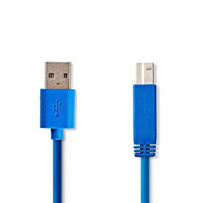 Nedis USB-Kabel | USB-A Male | USB-B Male | 5 Gbps | 3 m | 1 stuks - CCGP61100BU30 CCGP61100BU30