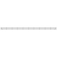VidaXL Draadgaashek met flens 1,1x25 m groen - thumbnail
