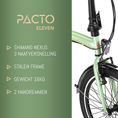 Pacto Eleven 20 inch Vouwfiets 3v