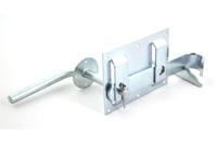 Eurofix boerenklinkstel verzinkt op blister - thumbnail