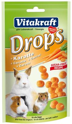 worteldrops knaagdieren en konijn 75 gram Gebr. de Boon Vitakraft - Vitakraft