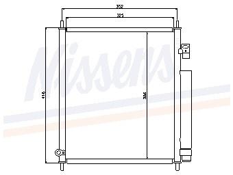 Condensator, airconditioning 94734