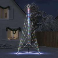VidaXL Led-kerstboom 615 leds kleurrijk 404,5 cm - thumbnail