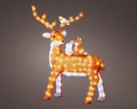 Kerstverlichting Rendier Acryl Staand 180 LED 95,5cm - thumbnail