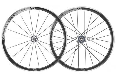 American Classic 420 Aero Tubeless Baanfiets Wielset - Zwart