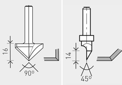 Festool Accessoires HW S8 D32/90° Gipsplaatfrees | 491001 - thumbnail