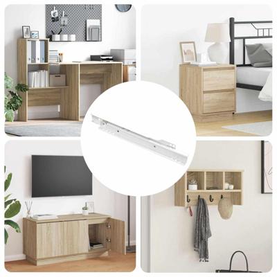 Ladegeleider 87 pcs Wit Staal