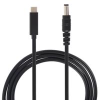 USB-C/type-C naar 5 5 x 2.1 mm laptop voeding oplaadkabel kabel lengte: ongeveer 1.5 m - thumbnail
