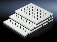 Rittal DK 7184.035 7184.035 Grondplaat Geperforeerd (l x b) 400 mm x 800 mm Plaatstaal Grijs-wit (RAL 7035) 1 stuk(s) - thumbnail