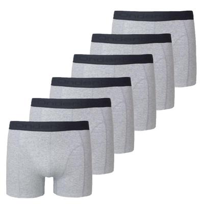 Onderbox boxershorts 6-pack grijs Onderbox boxershorts 6-pack grijs