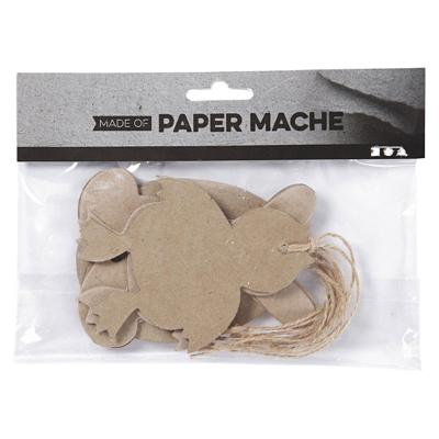 Creativ Company Paashangers papier-maché, 6st.