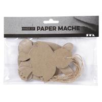 Creativ Company Paashangers papier-maché, 6st. - thumbnail