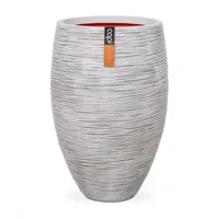 Capi Vaas Elegant Deluxe Rib Ivoor Ø56cm - thumbnail