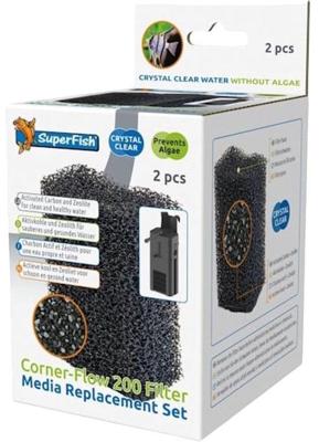 Corner filter 200 media vervang set SuperFish - Superfish Corner filter 200 media vervang set SuperFish - Superfish