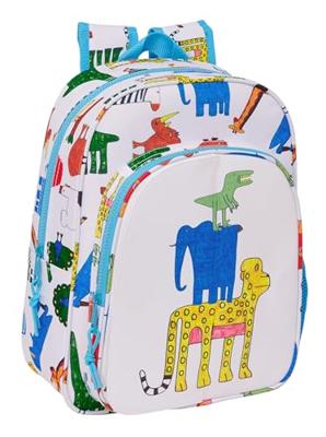 Schoolrugzak Algo de Jaime Wit 26 x 34 x 11 cm