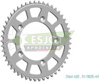 ESJOT Chain wheel 420 49z alu silver - thumbnail